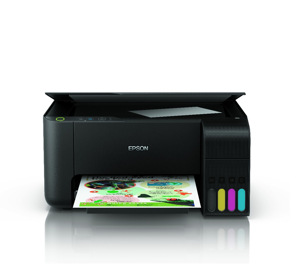 Multifuncional de tinta Epson EcoTank L3110, imprime/escanea/copia, USB. ⋆  LULEYA SAC